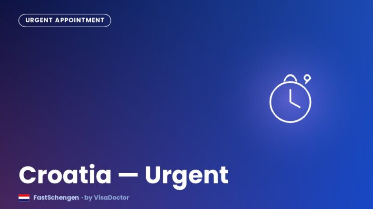 Urgent Croatia Visa Appointment: UAE Applicant Guide