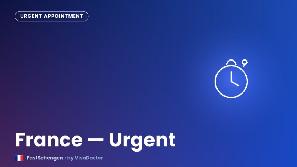 France - urgent Schengen visa appointment for UAE residents