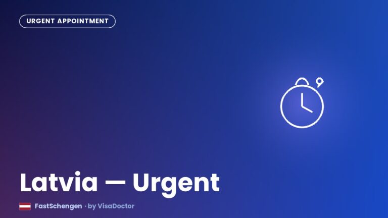 Urgent Latvia Visa Appointment: UAE Applicant Guide