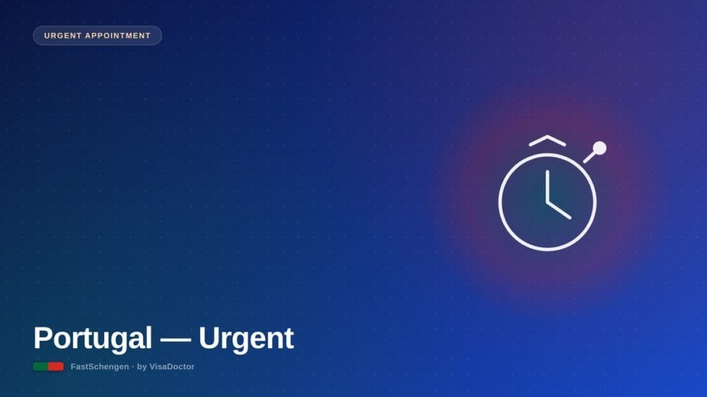 Urgent Portugal Visa Appointment: UAE Applicant Guide